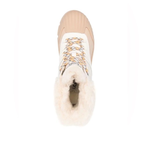 UGG | Adiroam Hiker Ankle Boots Fossil White New - Picture 3 of 13